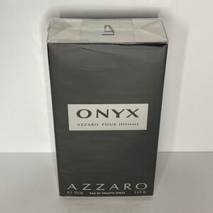 Azzaro Onyx Pour Homme Eau De Toilette Spray 3.4 oz / 100 ml NEW SEALED Men